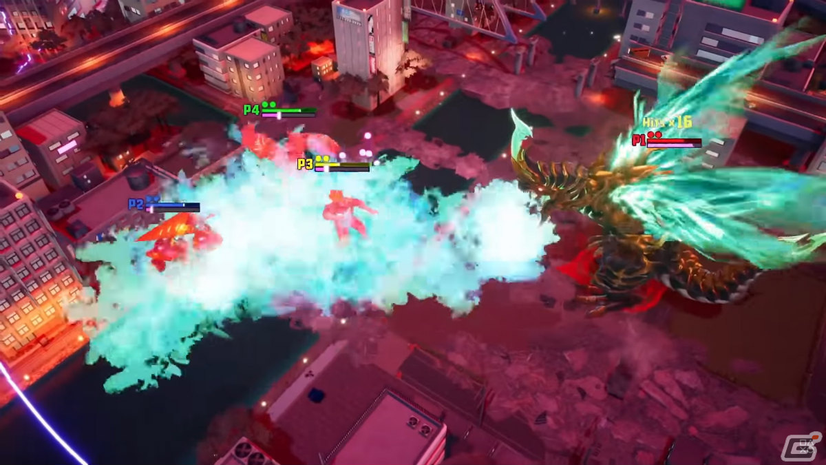 怪獣乱闘対戦ACT「GIGABASH」竜王ラワによるド派手な攻撃の数々を映したトレーラーが公開！の画像3