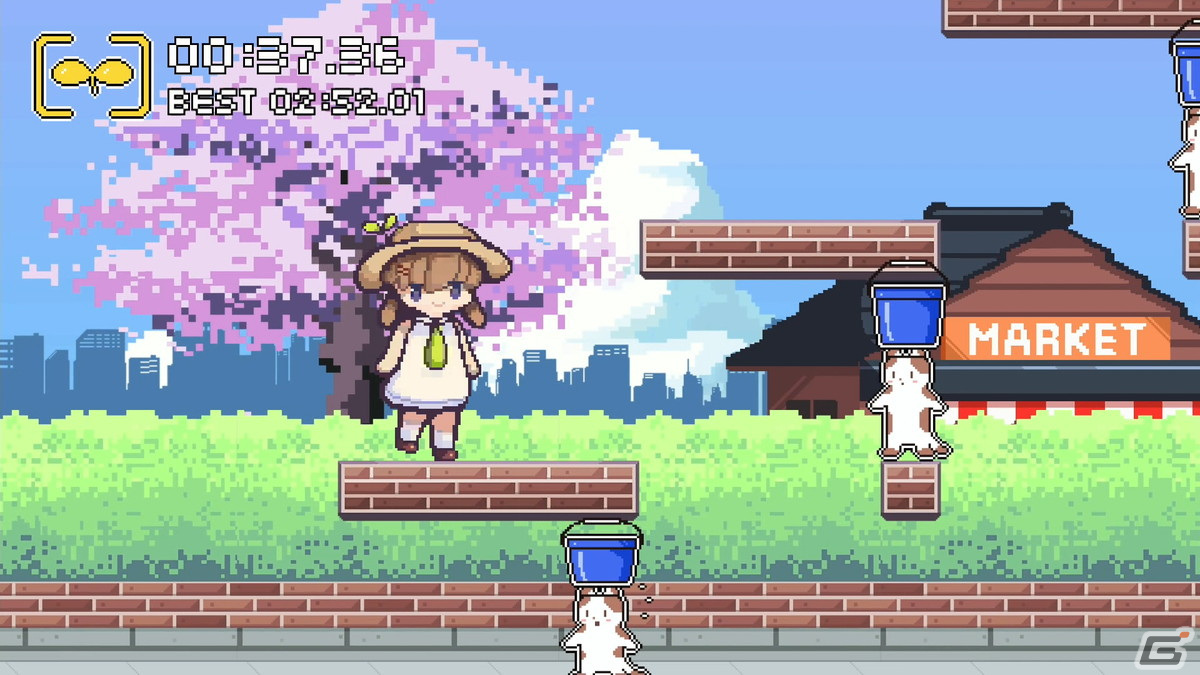 Switch/Steam「スーパーナナル」の配信日が3月24日に決定！かわいいパン屋さんのナナルが奔走するラン＆ジャンプアクションの画像13