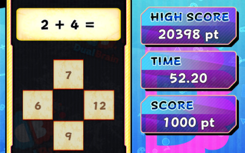 並行処理能力を鍛える脳トレゲーム「Dual Brain」がSwitchで配信！4択計算やカラーランニングなど30種のミニゲームを収録
