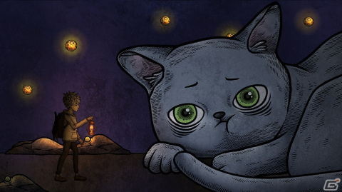 挿絵風の奇妙な世界でネコと共に繰り広げる謎解きADV「猫博物館 - Cat Museum」が3月18日に配信決定！の画像6