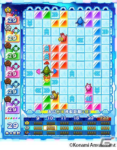 カラコロッタ フローズンアイランド」が稼働！氷のマスを滑って埋める