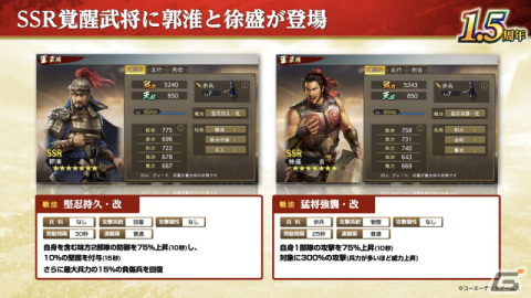 「三國志 覇道」1.5周年大型アップデートが実施！新たに夏候惇と馬超が登場の画像4