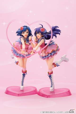 アイドルマスター ミリオンライブ！ 七尾百合子　望月杏奈　フィギュア　笑顔パーツ アイドルマスター ミリオンライブ！」より七尾百合子、望月杏奈が