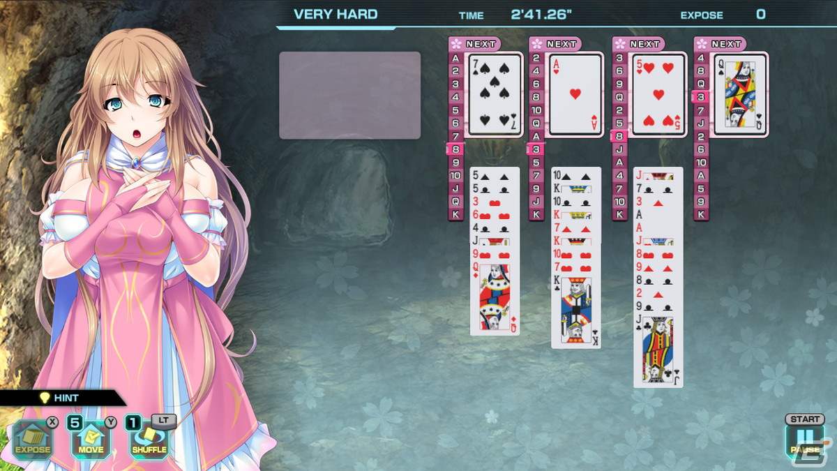 Steam「Pretty Girls Four Kings Solitaire」が配信開始！シリーズお馴染みのドレッシングルームにて複数キャラクターが配置可能にの画像4