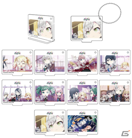「プロジェクトセカイ」ミニアニメ「ぷちセカ」のアクリルフォトスタンドコレクションやクリアファイルが登場！の画像3