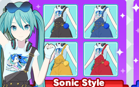 「プロジェクトセカイ」グローバル版100万DLを記念してライブ衣装「Sonic Style」が配布！