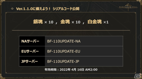 「BABYLON'S FALL」第6回公式生放送まとめ：「NieR:Automata」コラボや、フィードバックアップデートの詳細が明らかにの画像3