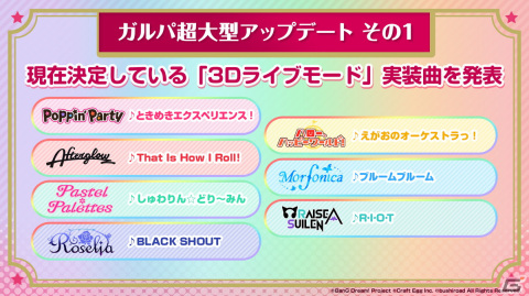 「ガルパ」3Dライブモード実装をはじめとした超大型アップデートを2023年3月に実施！有明アリーナでの単独ライブも4DAYSで開催の画像17