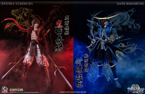「戦国BASARA」より伊達政宗と真田幸村の1/6可動フィギュアが登場！本革や布、合金などを使用しリアルさを追求の画像1