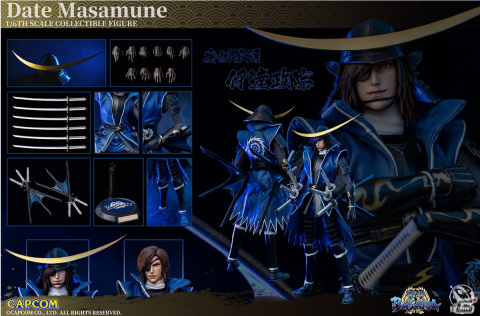 「戦国BASARA」より伊達政宗と真田幸村の1/6可動フィギュアが登場！本革や布、合金などを使用しリアルさを追求の画像2