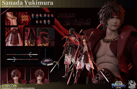 「戦国BASARA」より伊達政宗と真田幸村の1/6可動フィギュアが登場！本革や布、合金などを使用しリアルさを追求の画像3