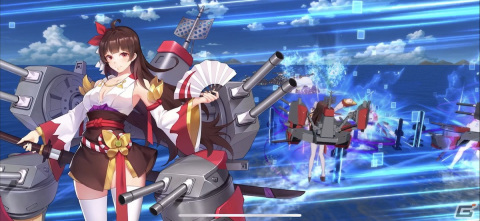 艦隊を率いておこなうバトルは3Dシューティング！新たな擬人化艦隊ゲーム「ヴェルヴェット・コード -Velvet Code-」をレビューの画像3