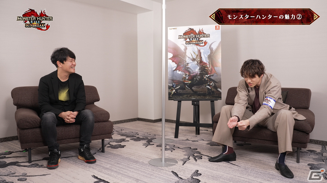 「モンハン特派員 山田裕貴のサンブレイク開発潜入レポート」が公開！第1回は山田さんと辻本Pによる対談をお届けの画像2