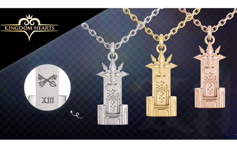 「キングダム ハーツ」よりXIII機関をモチーフにしたネックレスが登場！好きなメンバー固有のマークが刻印可能
