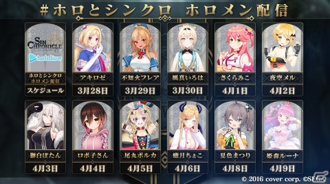 「シン・クロニクル」と「ホロライブ」によるタイアップ企画「#ホロとシンクロ」の第2弾から5弾が公開！の画像4