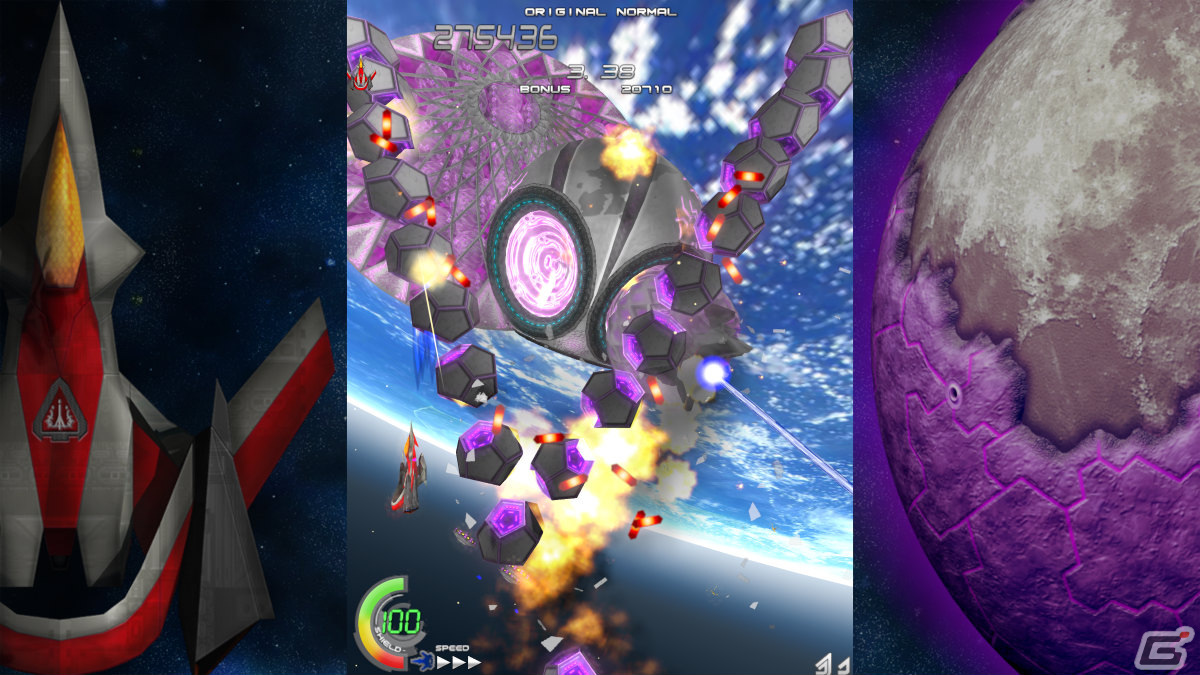 PS4版「エスカトス」が4月7日に配信！80年代テイストが盛り込まれた疾走感あふれる縦スクロールSTGの画像17