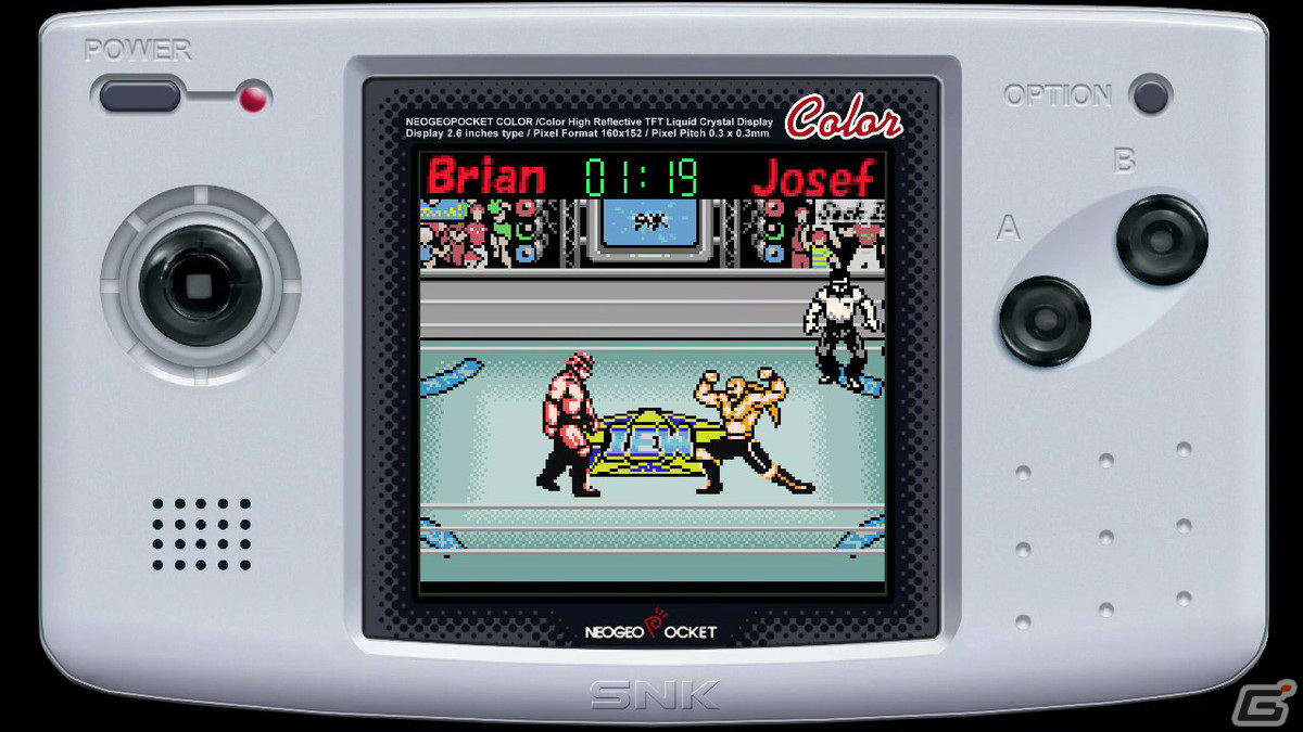 ネオジオポケットカラーのプロレスゲーム「ビッグバンプロレス」がSwitch向けに配信開始！10名の超個性派レスラーが登場の画像3
