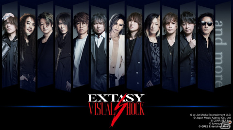 YOSHIKIさんやGLAY、LUNA SEAなどが参加するヴィジュアル系音楽アプリ「EXTASY VISUAL SHOCK」の正式サービスが開始！の画像1