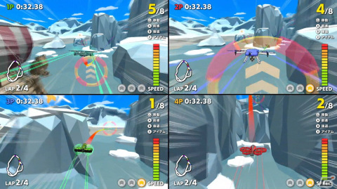 「HYPER DRONE X」ドローンを操る高速飛行レースゲーム！ジャイロ操作＆おすそわけプレイにも対応の画像5
