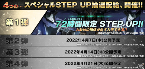 「機動戦士ガンダム バトルオペレーション2」にて春のバトオペ祭り2022が開催！★★★以上の機体が1機確定の無料抽選などを実施の画像7