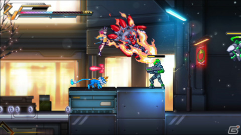 「蒼き雷霆 ガンヴォルト 鎖環」Switch向けに7月28日発売！きりんとガンヴォルトを切り替えながらプレイする2Dアクションの画像11