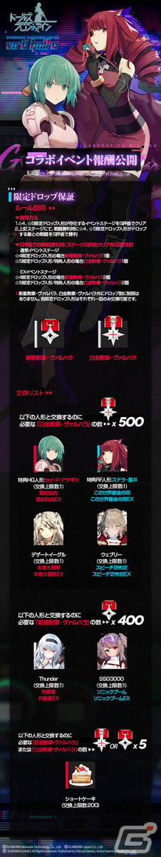 「ドールズフロントライン」にて「VA-11 Hall-A」との復刻コラボが開催！「捕獲作戦」には新たな区域と鉄血「ドリーマー」が登場の画像12
