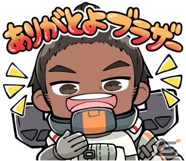 「Apex Legends Mobile」の事前登録を記念してデフォルメキャラがかわいいLINEスタンプが無料配布！の画像2