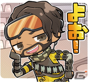 「Apex Legends Mobile」の事前登録を記念してデフォルメキャラがかわいいLINEスタンプが無料配布！の画像4