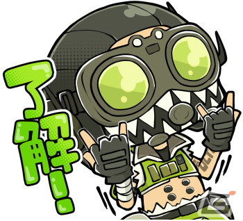 「Apex Legends Mobile」の事前登録を記念してデフォルメキャラがかわいいLINEスタンプが無料配布！の画像7