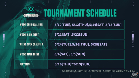 「2022 VALORANT Champions Tour Challengers Japan Stage2」のエントリー受付が開始！の画像2