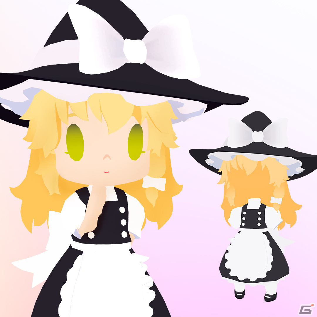 「東方Project」のデジタルグッズが「HoloModels」「MakeAvatar」で発売！ゆっくり霊夢／魔理沙のデジタルフィギュアなどが登場の画像12