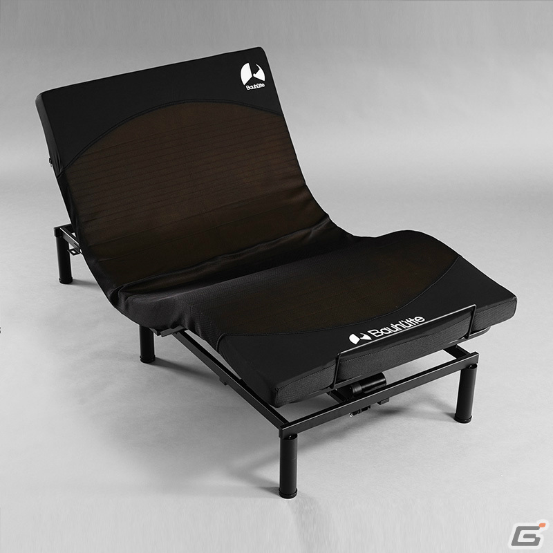 Bauhutteの「電動ゲーミングベッド」が発売！背中と足のリクライニングが別々に可動する2モーター式の画像6