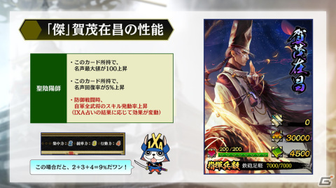 「戦国IXA」に塚本陽子氏が描くレアリティ・傑の賀茂在昌が登場！帰蝶やねね、淀ら計16名の武将カードが追加の画像3