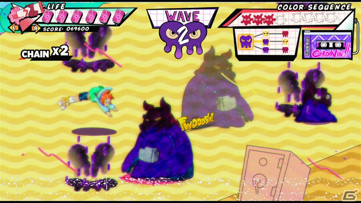 90年代アニメ風のグラフィックが魅力のアクション・シューティング「ポップスリンガー」がSwitchで4月28日に配信の画像6