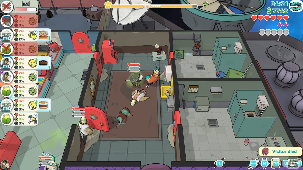 銀河一のハンバーガーのために客をパティにするクレイジーな料理シム「Godlike Burger」がSteam/Epic Game Storeで4月22日に配信！の画像3