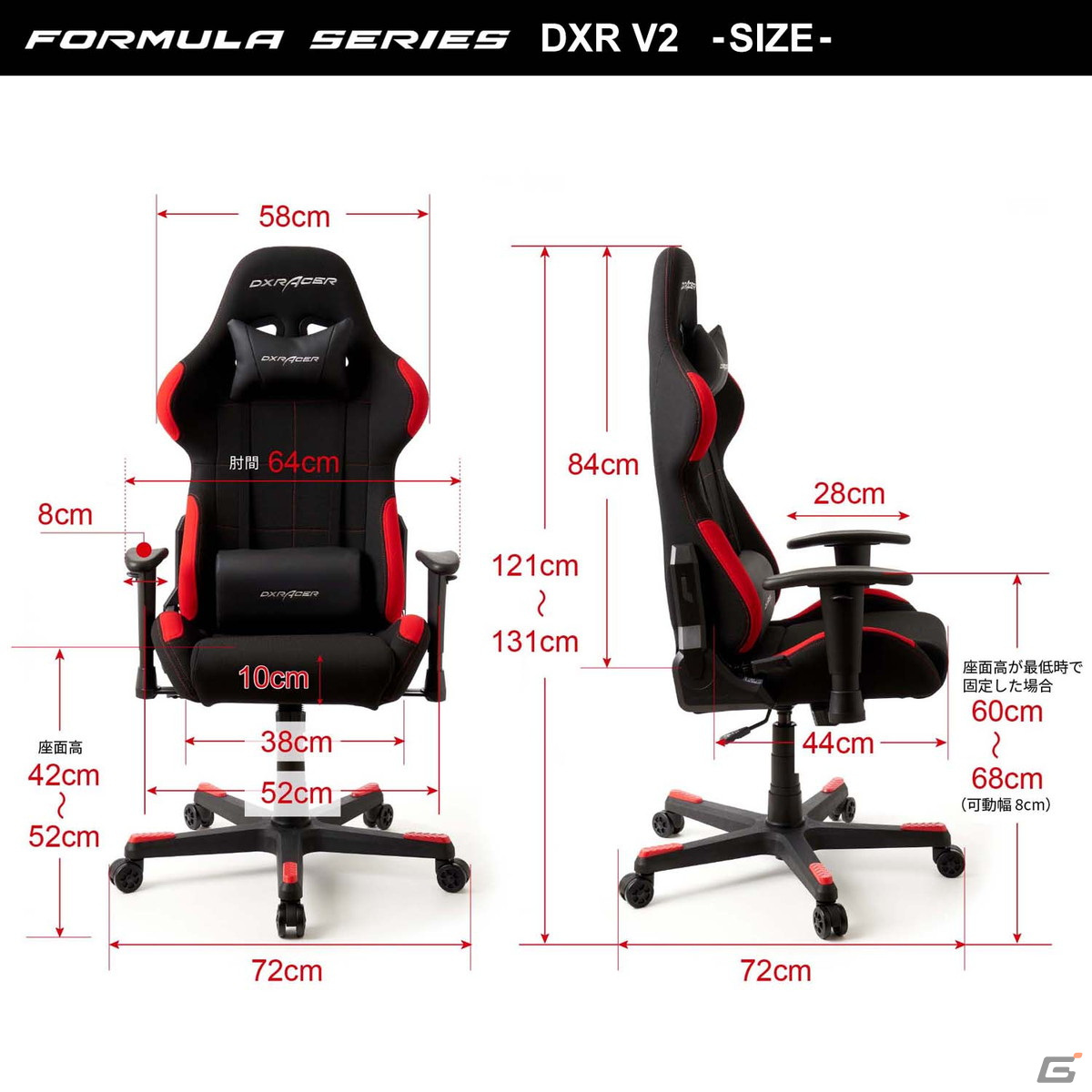 DXRacerのFORMULAシリーズがリニューアル！新色ソリッドブラックを追加し「DXR V2」として4月8日より発売の画像9