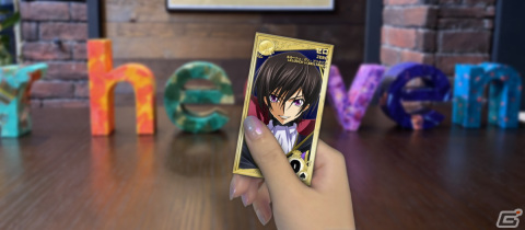 ゲームで手に入れたカードが現実のステッカーに？「コードギアス 反逆のルルーシュ with Realize seriese」が4月15日リリースの画像2