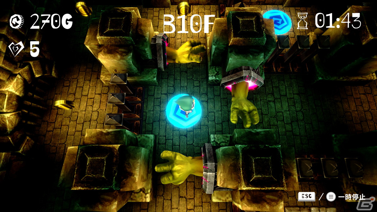 死にまくりながらダンジョン攻略を目指す3DACT「ダンジョン＆バーグラー」がSteamにて配信開始！の画像3