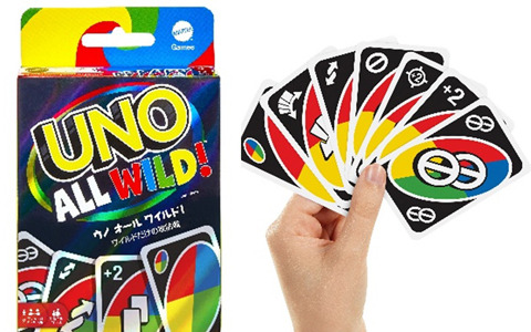 すべてのカードがワイルドカード！？数字も色も関係ない新感覚ウノ「ウノ オールワイルド」が4月中旬に発売