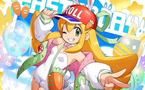「ロックマンX DiVE」にイースター仕様のロールが初登場！ロールのダイヴカードが獲得できるイベントステージも登場