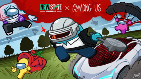 「NEW STATE MOBILE」にて「Among Us」とのコラボが開催！5月21日よりコラボアイテムが手に入るイベントもの画像1