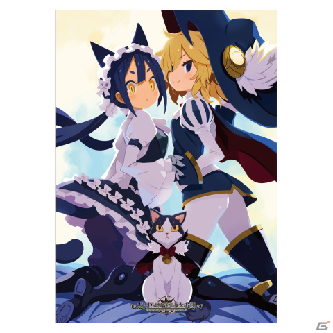 ガレリアの地下迷宮と魔女ノ旅団」描き下ろしイラストを使用したSNS風
