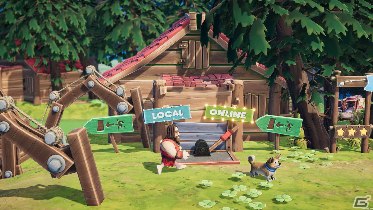 協力も対戦も楽しめる！木こりたちの愉快でカオスなマルチプレイパーティゲーム「Lumberhill」がSwitch向けに発売の画像12