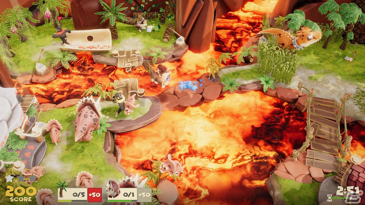 協力も対戦も楽しめる！木こりたちの愉快でカオスなマルチプレイパーティゲーム「Lumberhill」がSwitch向けに発売の画像4