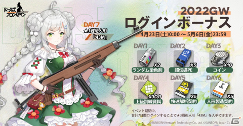 「ドールズフロントライン」パイロットスーツがモチーフの新スキンテーマ「少女と鋼の詩」が先行公開！GWログインボーナスの内容も発表の画像4