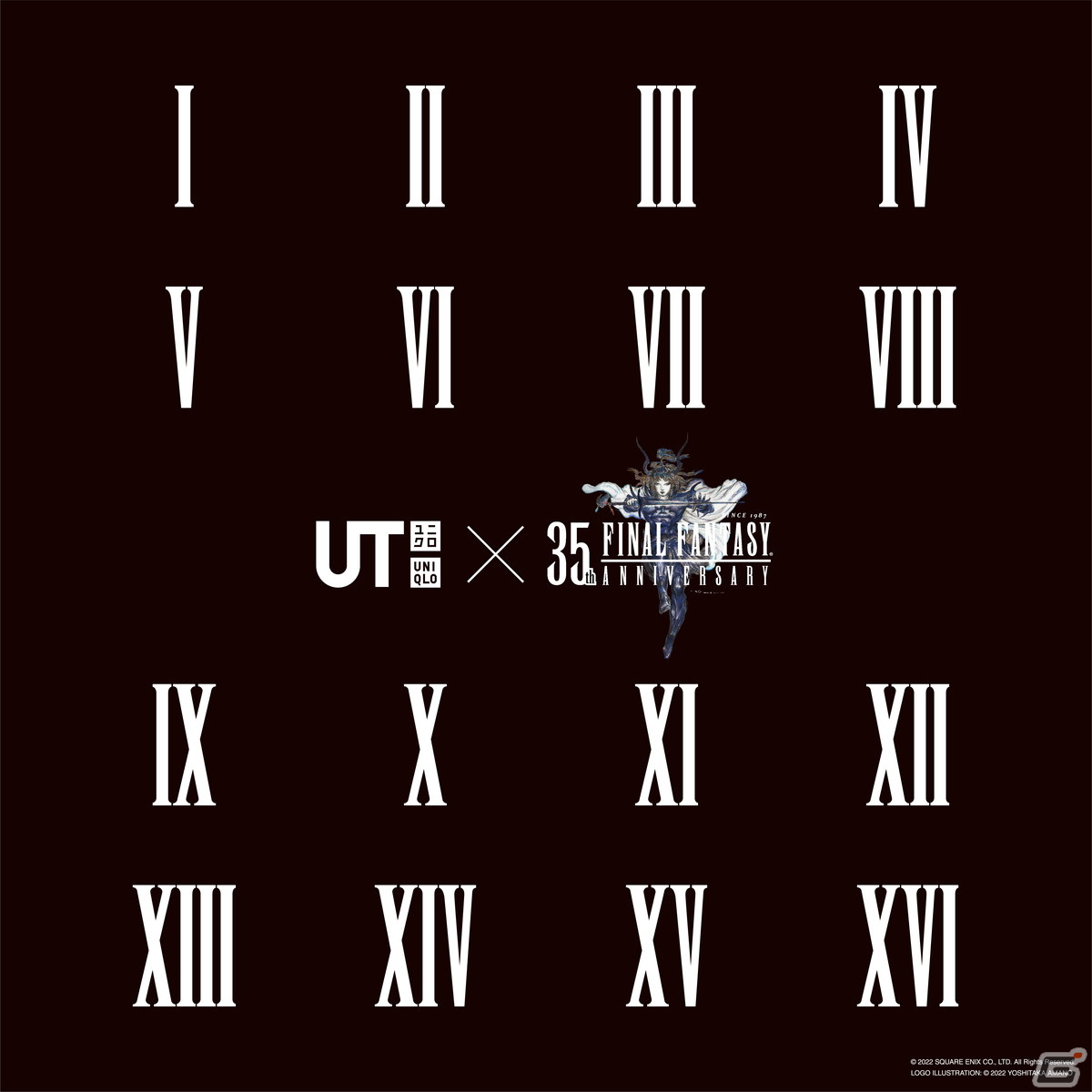 「ファイナルファンタジー」シリーズ誕生35周年を記念して16タイトルがユニクロのTシャツブランド「UT」コレクションに登場！の画像1