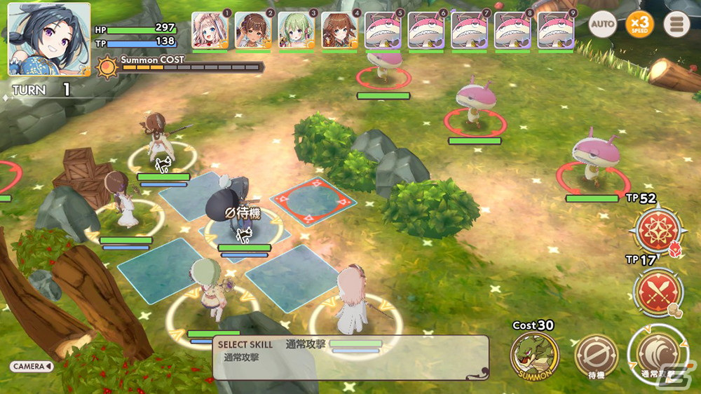 iOS/Android版「天啓パラドクス」のリリース日が4月26日に決定！少女と魔物が紡ぐ3DタクティクスRPGの画像4