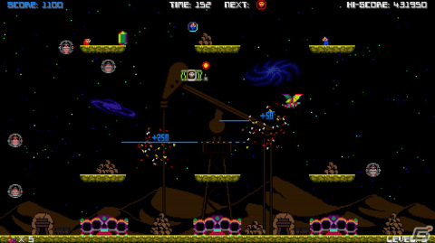 80年代ACスタイルの2Dシューティングアクション「Galacticon：ギャラクティコン」がSwitchで5月22日に配信！の画像4