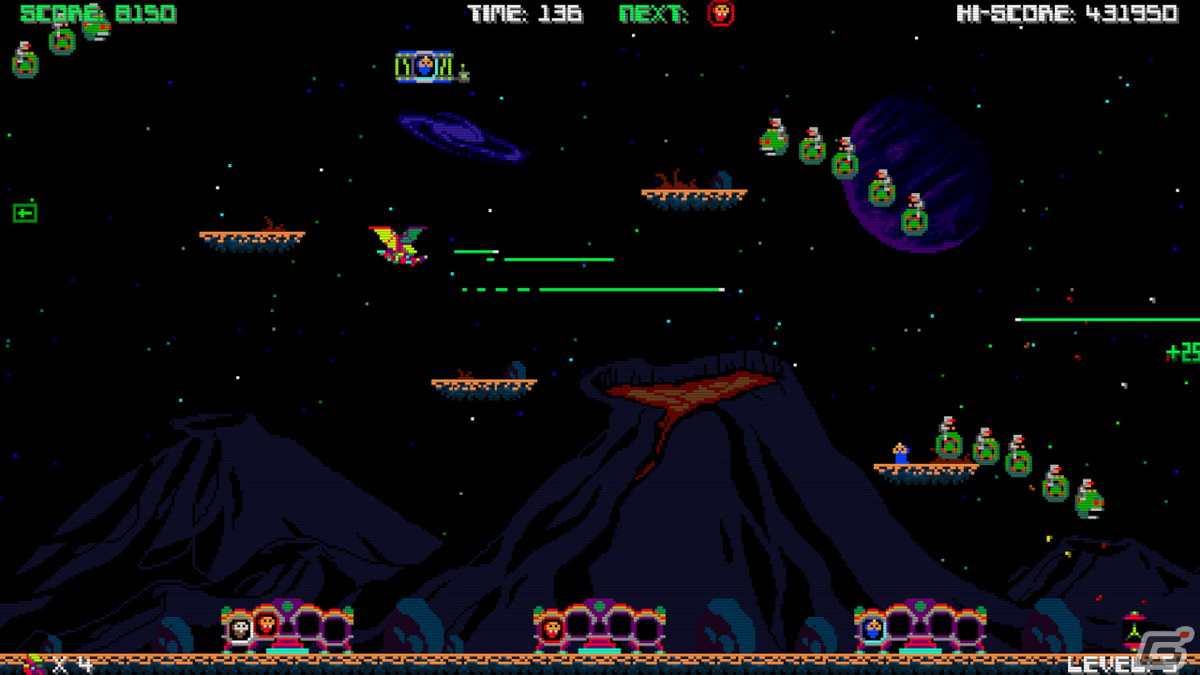 80年代ACスタイルの2Dシューティングアクション「Galacticon：ギャラクティコン」がSwitchで5月22日に配信！の画像6