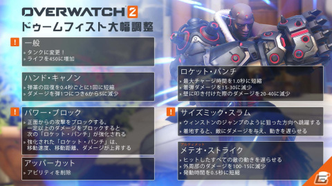 「オーバーウォッチ 2」でドゥームフィストとオリーサの大幅調整が決定！チーム戦におけるタンクの振る舞いも変化の画像2
